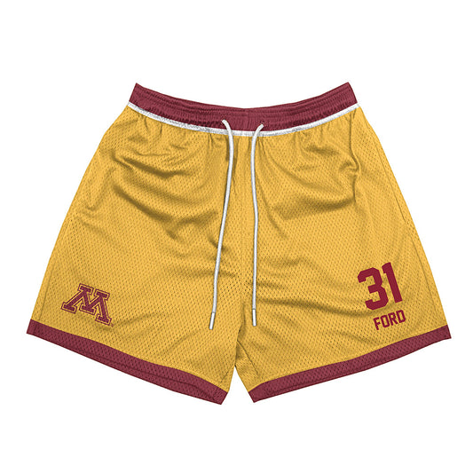 Minnesota - NCAA Football : Xavier Ford - Shorts-0