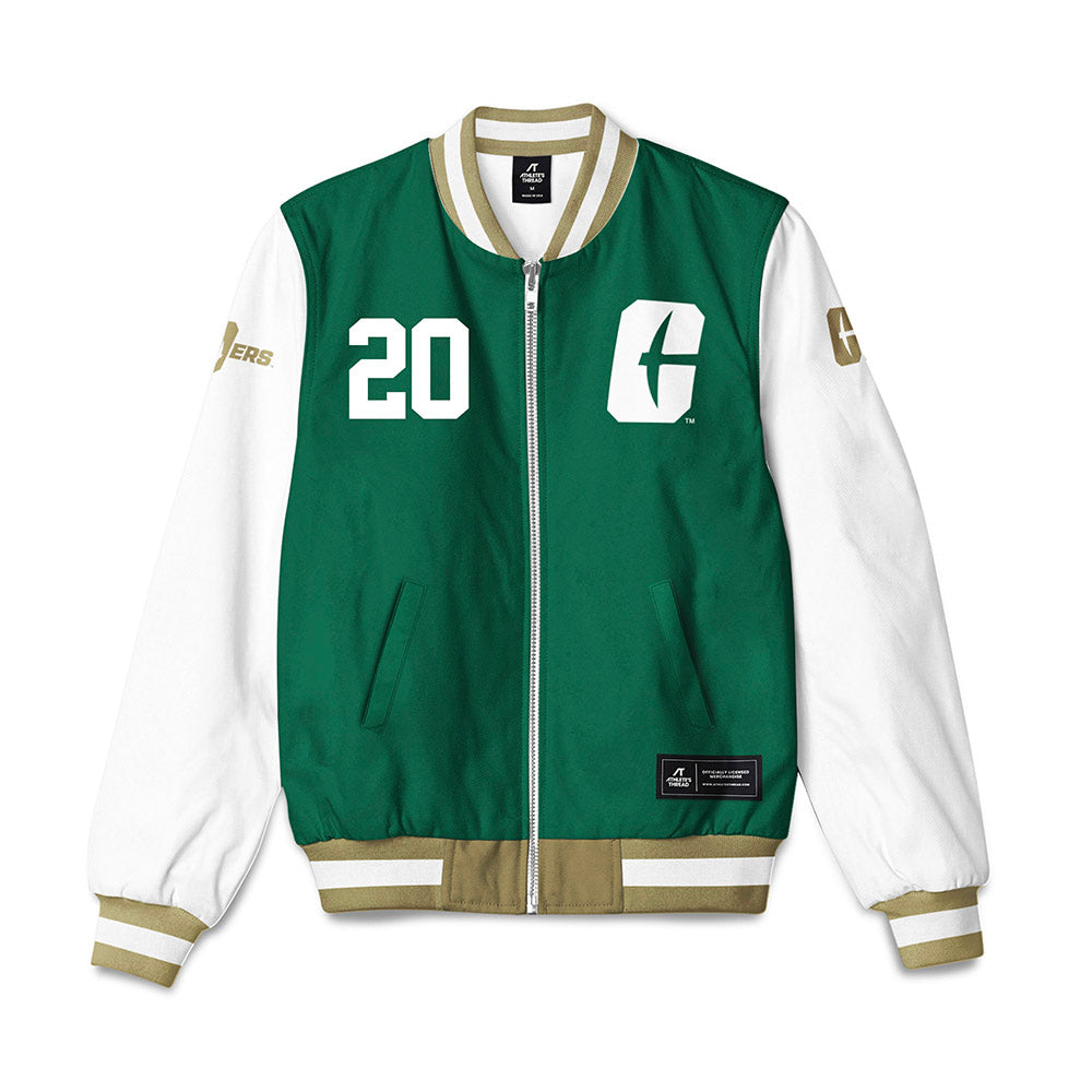 UNC Charlotte - NCAA Football : Trevon Booker - Bomber Jacket