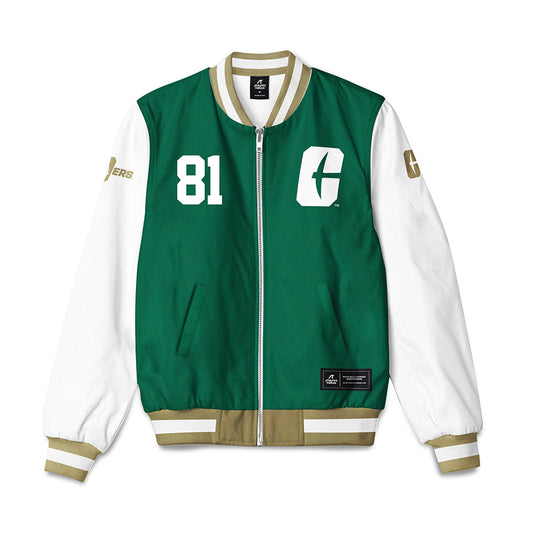 UNC Charlotte - NCAA Football : Jake Clemons - Bomber Jacket