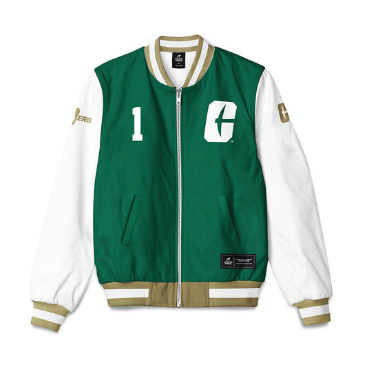 UNC Charlotte - NCAA Men's Basketball : Kylan Blackmon - Bomber Jacket-0