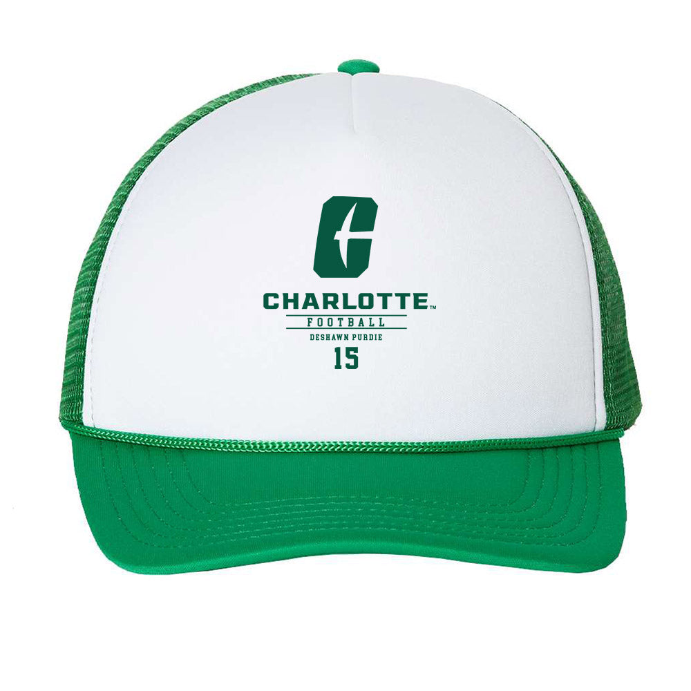 UNC Charlotte - NCAA Football : Deshawn Purdie - Trucker Hat