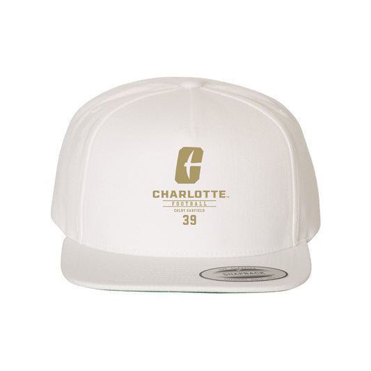 UNC Charlotte - NCAA Football : Colby Garfield - Snapback Hat-0