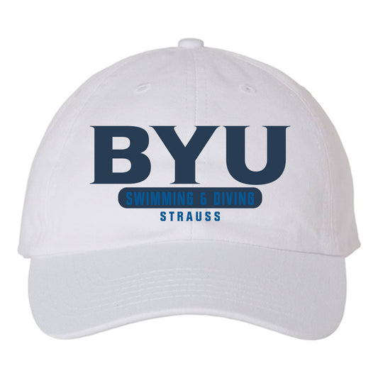 BYU - NCAA Men's Swimming & Diving : Mickey Strauss - Dad Hat