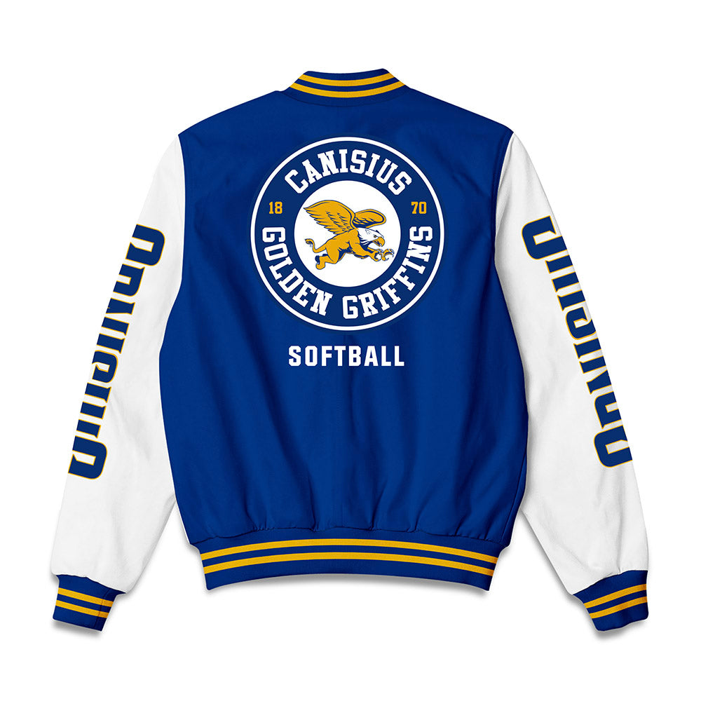 Canisius - NCAA Softball : Taylor McManus - Bomber Jacket