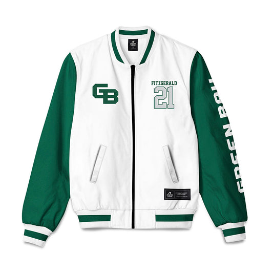 UW Green Bay - NCAA Men's Basketball : Brady Fitzgerald - Bomber Jacket-0
