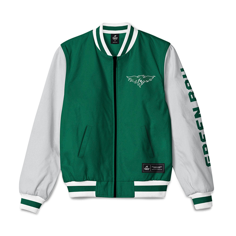 UW Green Bay - NCAA Men's Basketball : Preston Ruedinger - Bomber Jacket