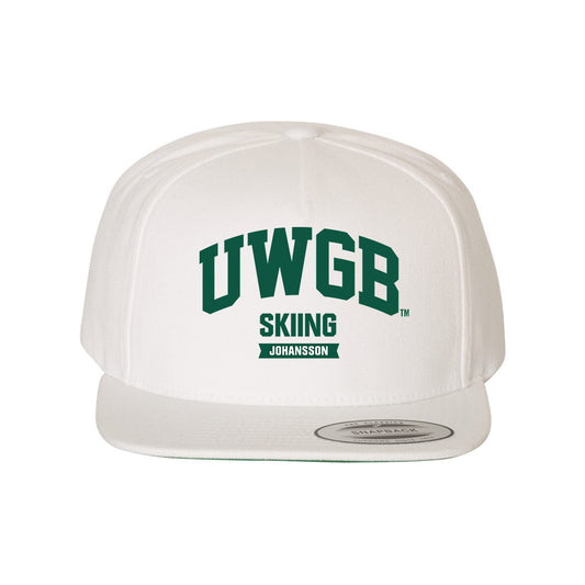 UW Green Bay - NCAA Skiing : Fisk Johansson - Snapback Hat-0