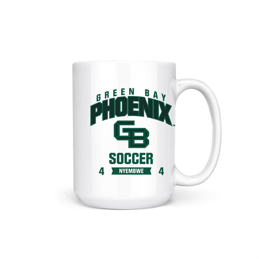 UW Green Bay - NCAA Men's Soccer : Rayme Nyembwe - Coffee Mug-0
