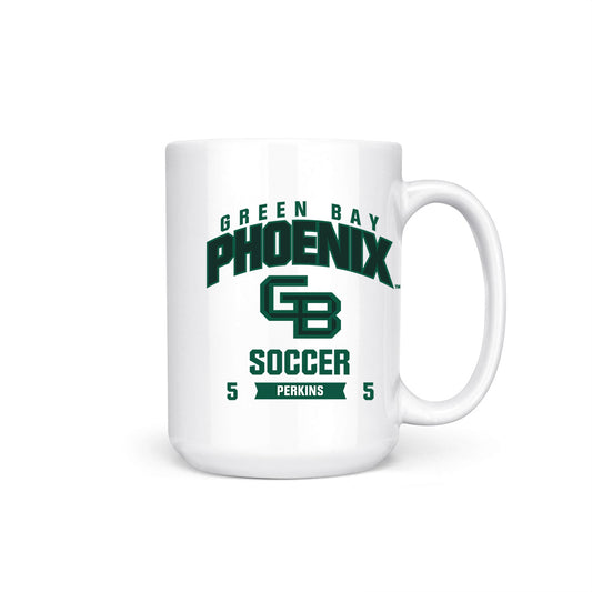 UW Green Bay - NCAA Men's Soccer : Ty Perkins - Coffee Mug-0