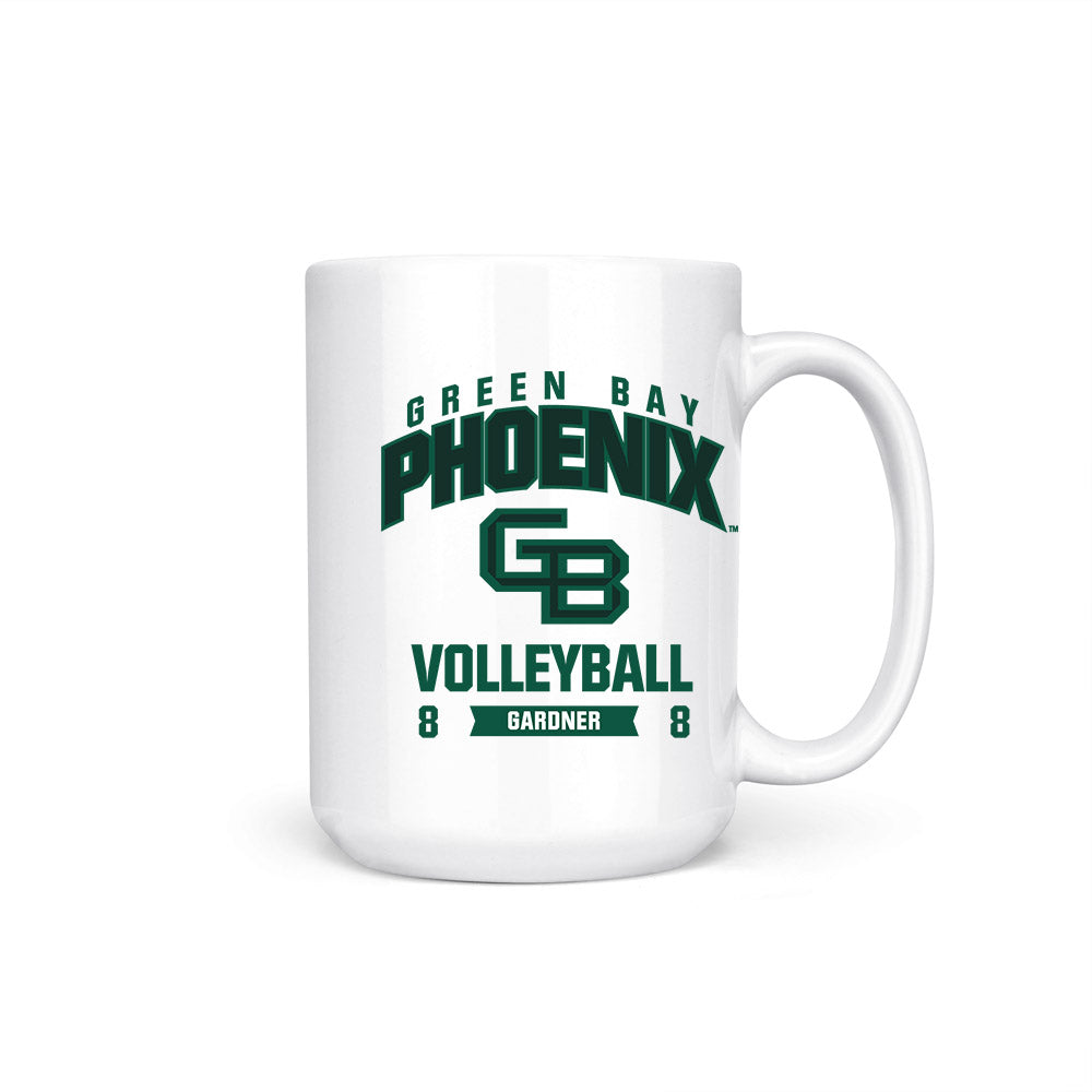 UW Green Bay - NCAA Women's Volleyball : Alexis Gardner - Coffee Mug-0