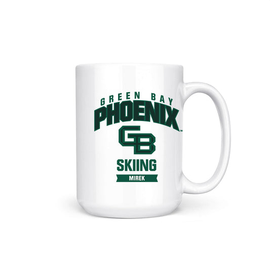 UW Green Bay - NCAA Skiing : Cole Mirek - Coffee Mug-0