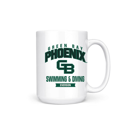 UW Green Bay - NCAA Women's Swimming & Diving : Rachel Everson - Coffee Mug-0