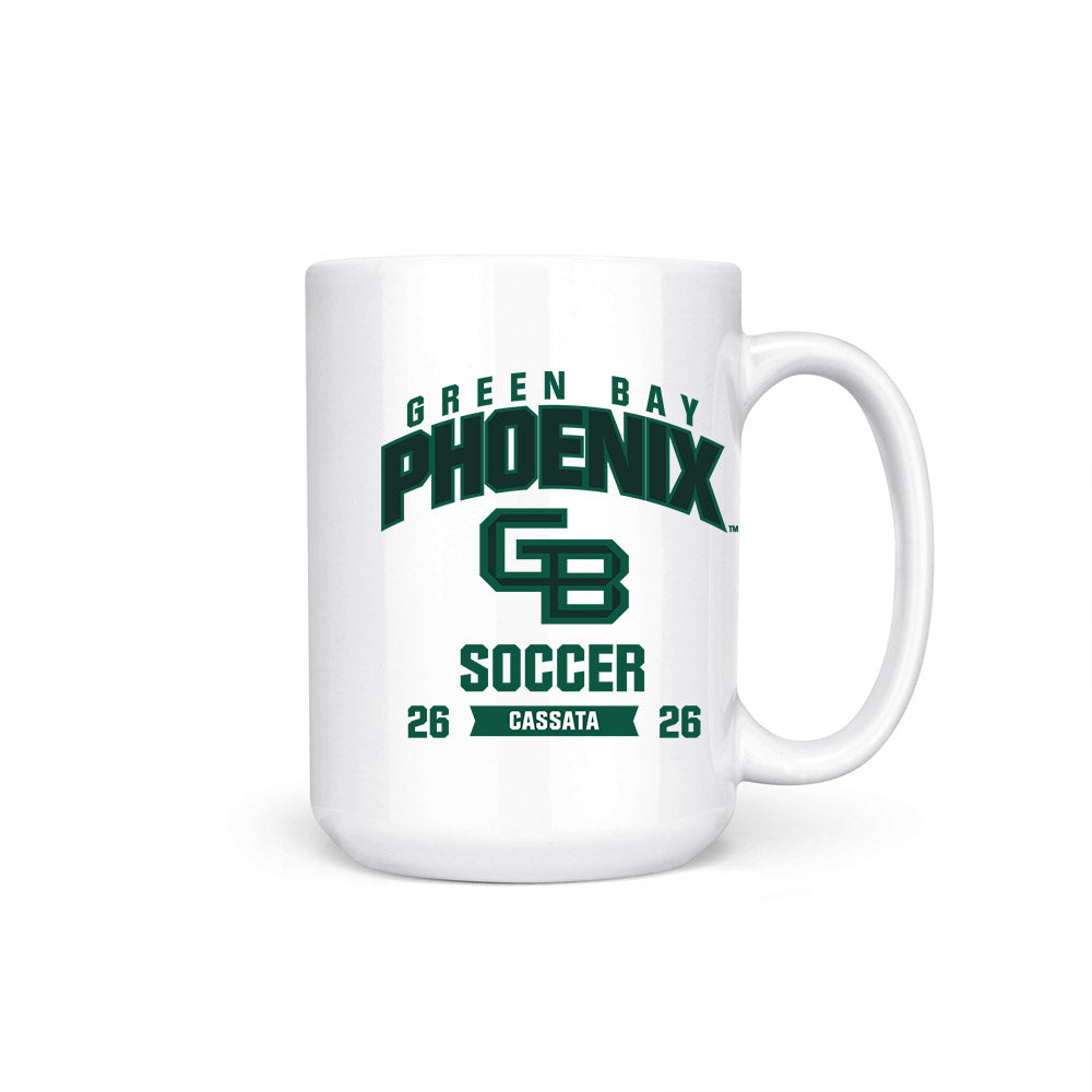 UW Green Bay - NCAA Women's Soccer : Audrey Cassata - Coffee Mug-0