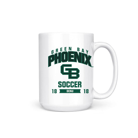 UW Green Bay - NCAA Men's Soccer : Baylor Denu - Coffee Mug-0