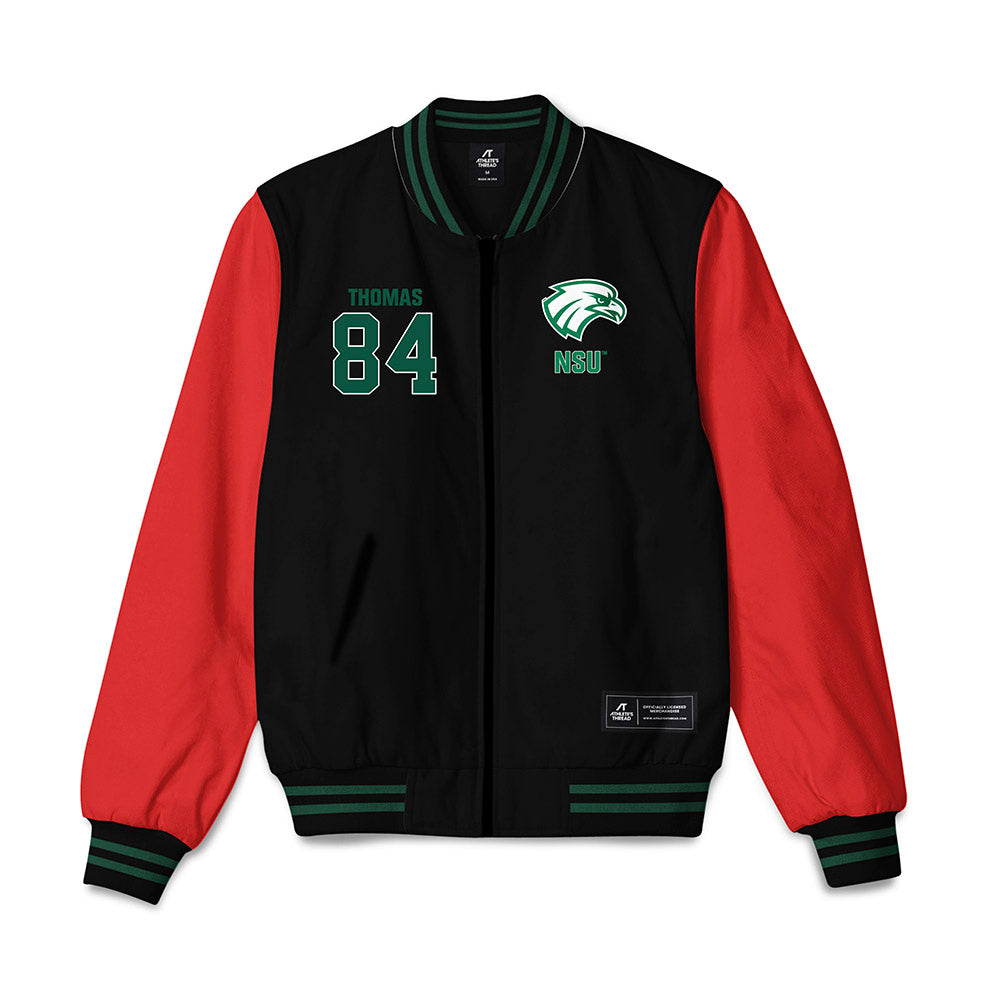 Northeastern State - NCAA Football : Ke'Aunte Thomas - Bomber Jacket