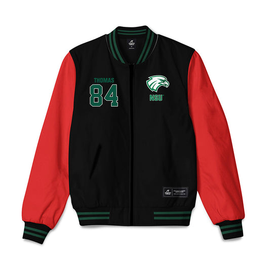 Northeastern State - NCAA Football : Ke'Aunte Thomas - Bomber Jacket