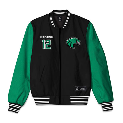 Northeastern State - NCAA Softball : Brynn Burchfield - Bomber Jacket-0