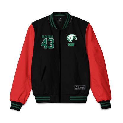 Northeastern State - NCAA Football : Kale Brakebill - Bomber Jacket-0