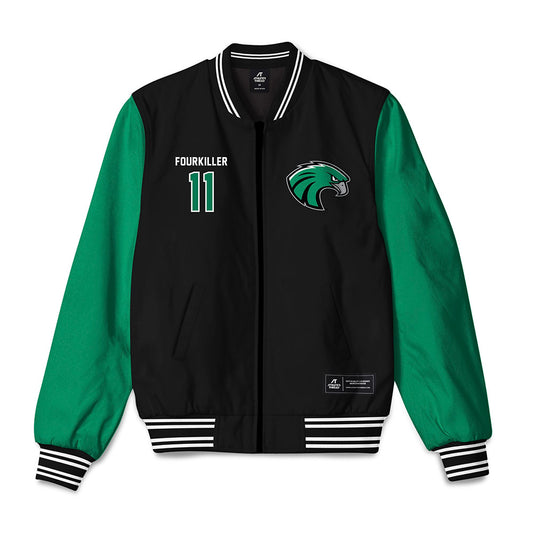 Northeastern State - NCAA Softball : Jalyn Fourkiller - Bomber Jacket-0
