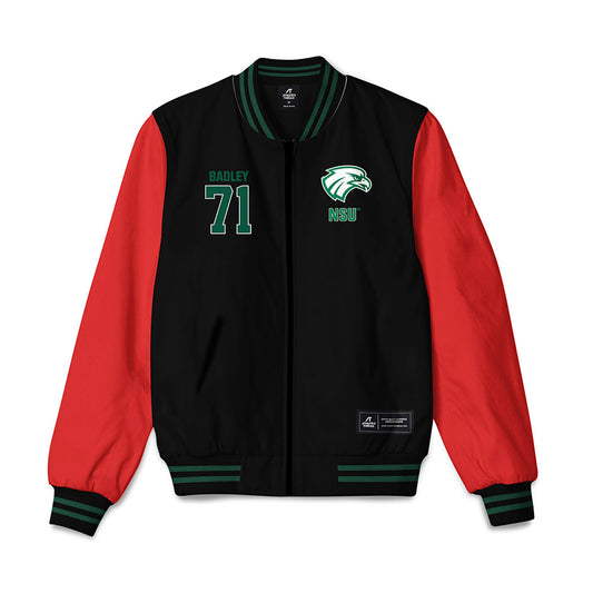 Northeastern State - NCAA Football : Cayson Badley - Bomber Jacket-0