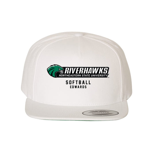 Northeastern State - NCAA Softball : Raegan Edwards - Snapback Hat-0