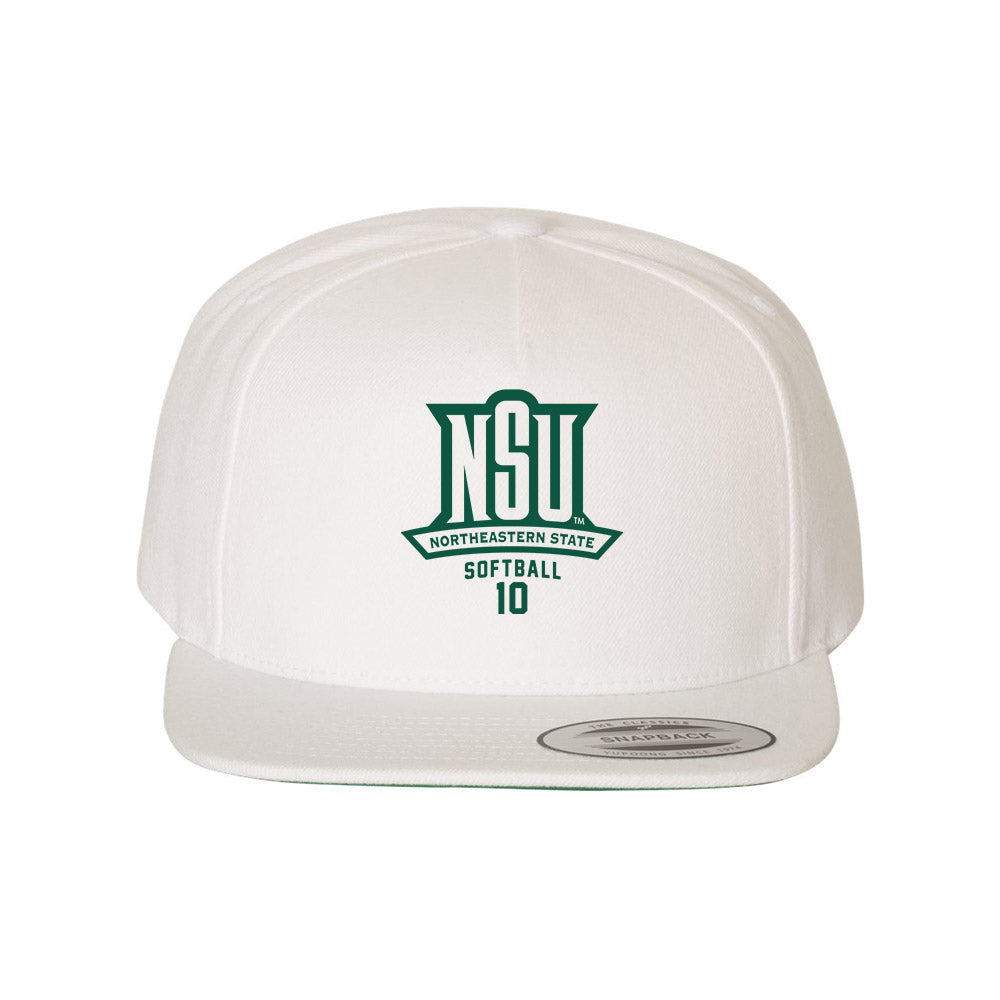 Northeastern State - NCAA Softball : Macie Sawney - Snapback Hat-0