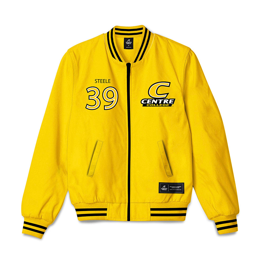 Centre College - NCAA Football : Ryan Steele - Bomber Jacket-0