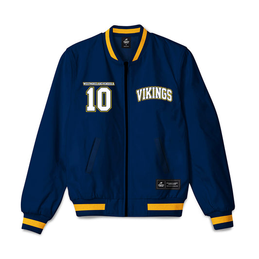 AU - NCAA Men's Basketball : Amari Westmoreland-Vendiola - Bomber Jacket-0
