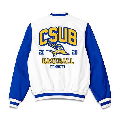 CSU Bakersfield - NCAA Baseball : Elgin Bennett - Bomber Jacket-1