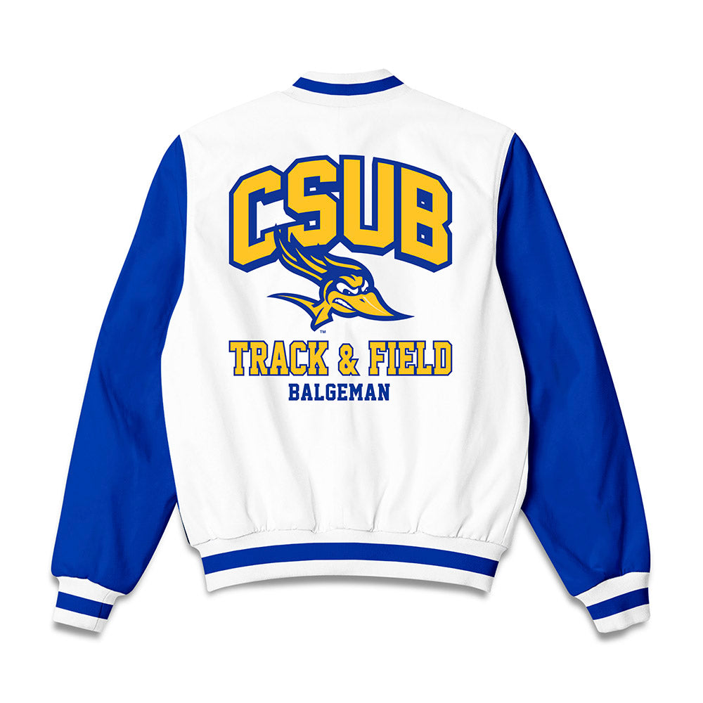 CSU Bakersfield - NCAA Men's Track & Field : Tyler Balgeman - Bomber Jacket
