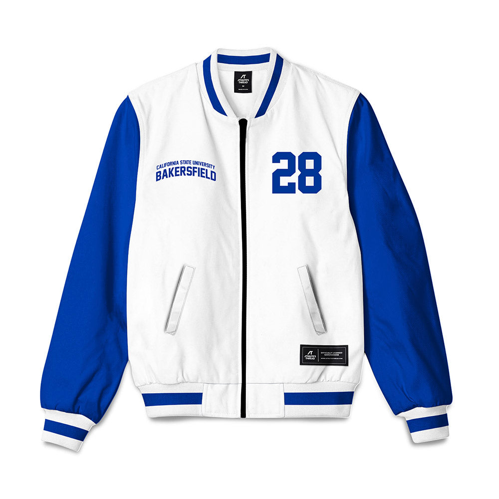 CSU Bakersfield - NCAA Baseball : Shane McAlinden - Bomber Jacket-0