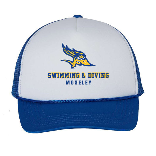 CSU Bakersfield - NCAA Men's Swimming & Diving : Julian Moseley - Trucker Hat-0