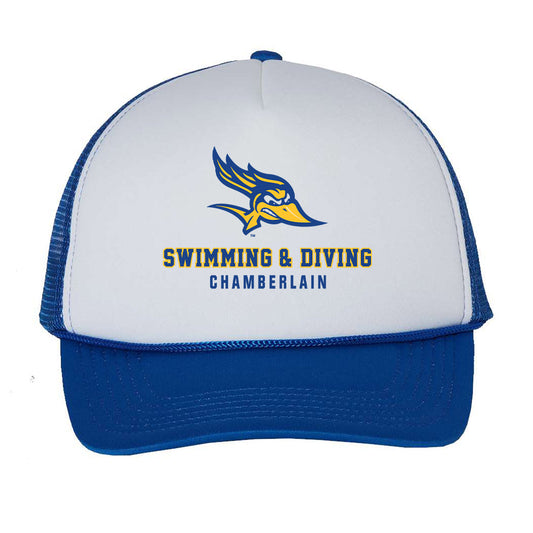 CSU Bakersfield - NCAA Men's Swimming & Diving : Justin Chamberlain - Trucker Hat-0