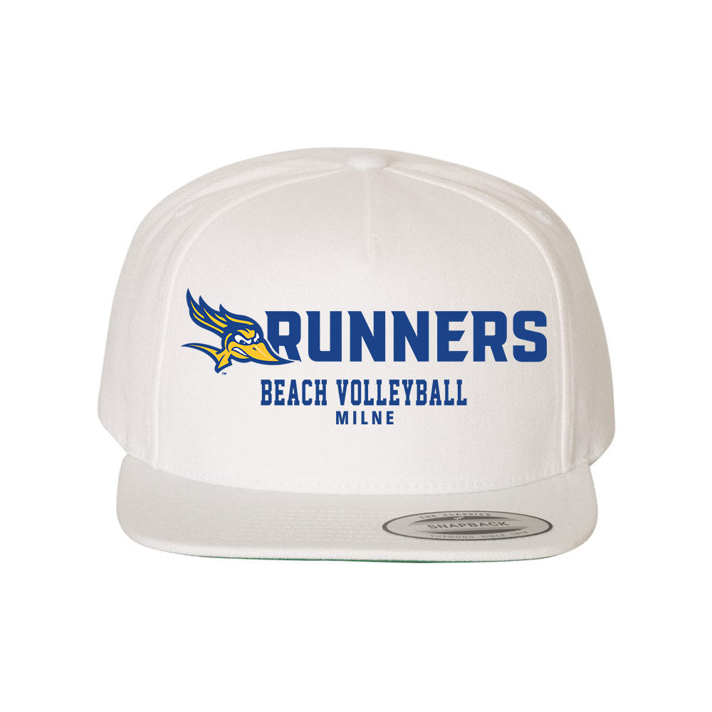 CSU Bakersfield - NCAA Beach Volleyball : Katey Milne - Snapback Hat-0