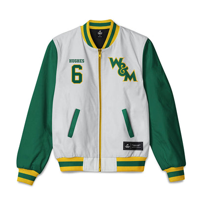 William & Mary - NCAA Football : Tyler Hughes - Bomber Jacket-0