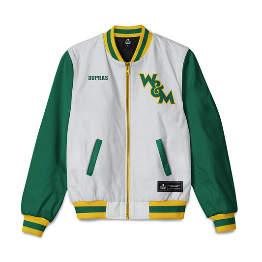 William & Mary - NCAA Women's Track & Field : Elizabeth Dupras - Bomber Jacket-0