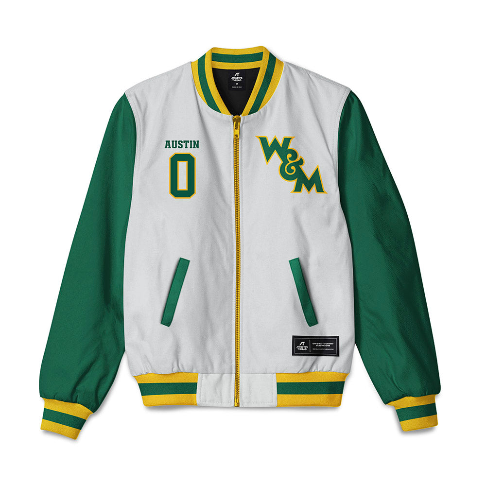 William & Mary - NCAA Football : Kai Austin - Bomber Jacket-0