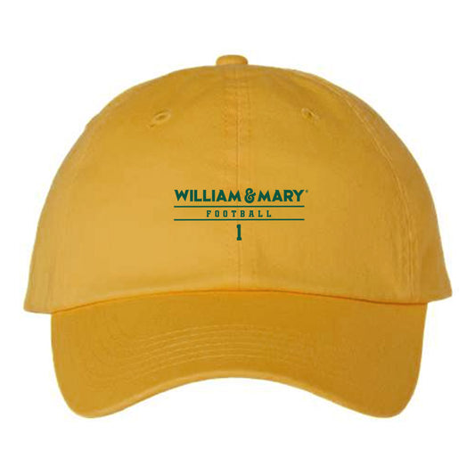 William & Mary - NCAA Football : Tariq Sims - Dad Hat-0