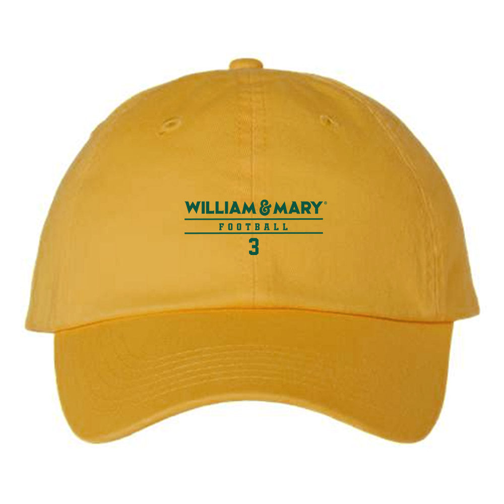 William & Mary - NCAA Football : Alfred Honesty - Dad Hat-0