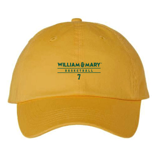 William & Mary - NCAA Women's Basketball : Dynasti Pierce - Dad Hat-0