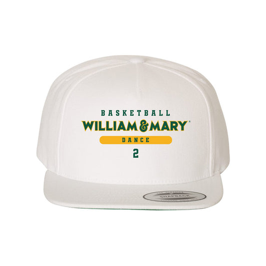 William & Mary - NCAA Women's Basketball : Monet Dance - Snapback Hat-0