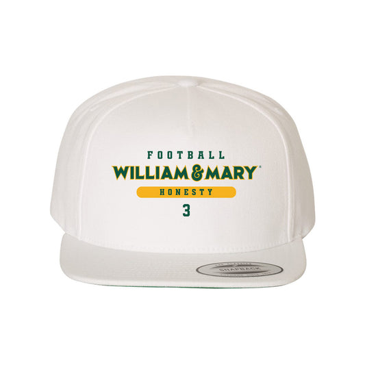 William & Mary - NCAA Football : Alfred Honesty - Snapback Hat-0