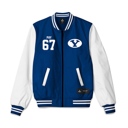 BYU - NCAA Football : Trevor Pay - Bomber Jacket