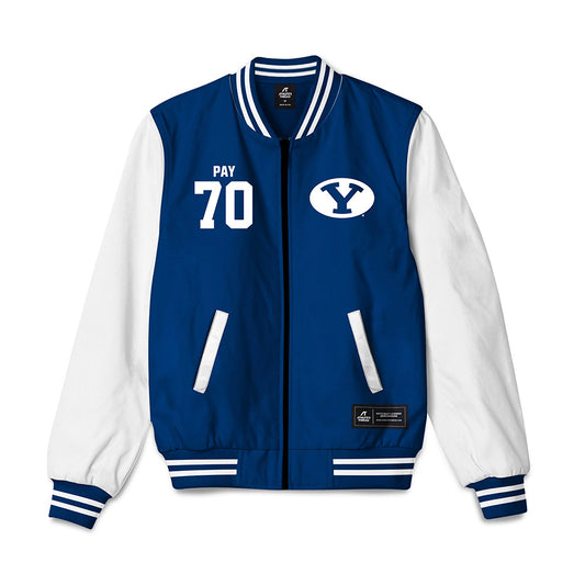 BYU - NCAA Football : Connor Pay - Bomber Jacket