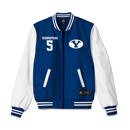 BYU - NCAA Football : Nusi Taumoepeau - Bomber Jacket-0