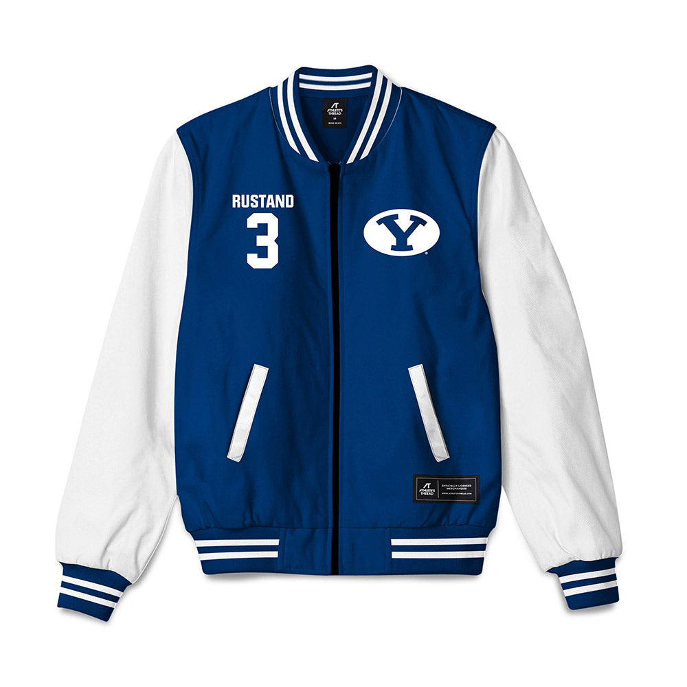 BYU - NCAA Women's Soccer : Ella Rustand - Bomber Jacket-0