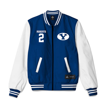 BYU - NCAA Football : Chase Roberts - Bomber Jacket-0