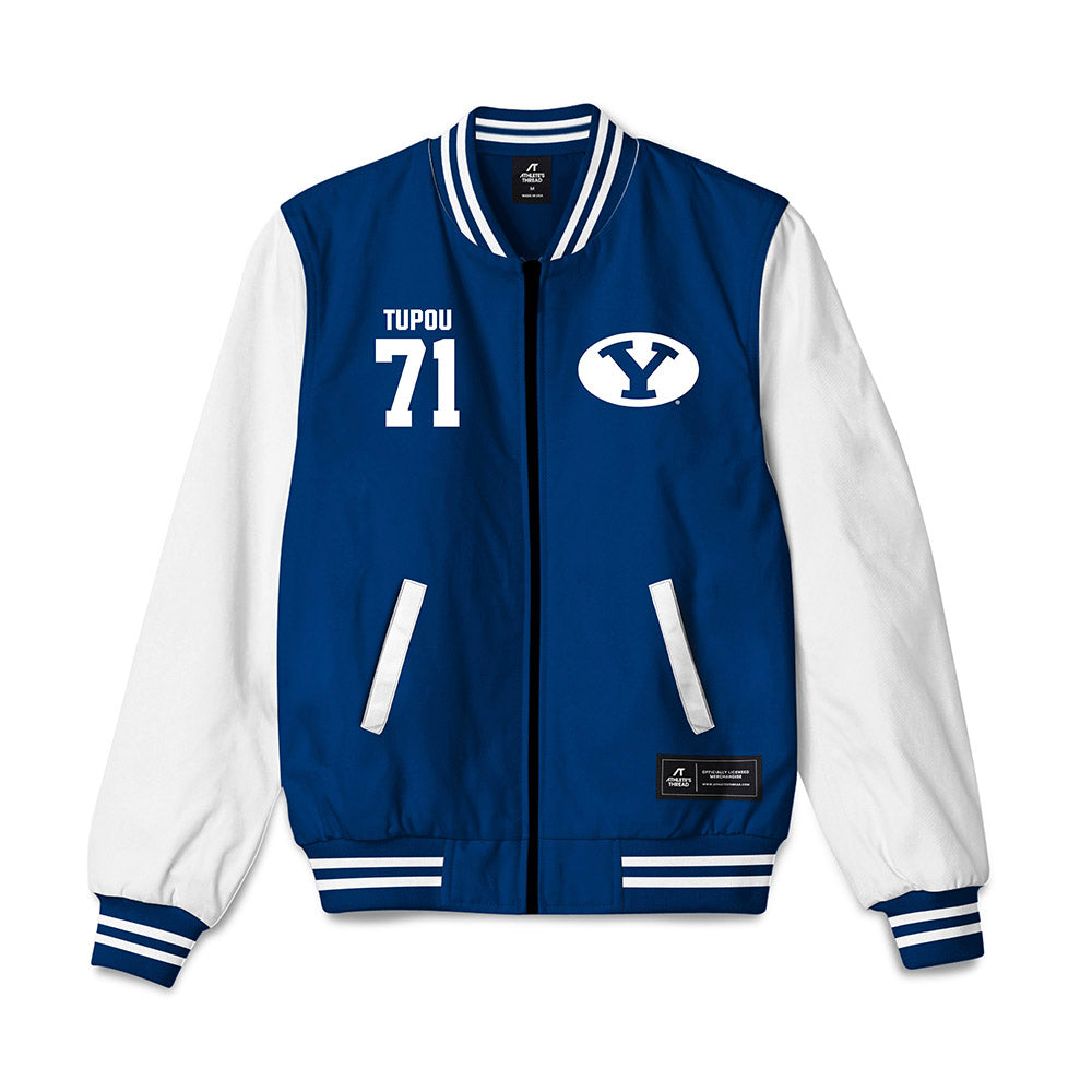 BYU - NCAA Football : Iki Tupou - Bomber Jacket