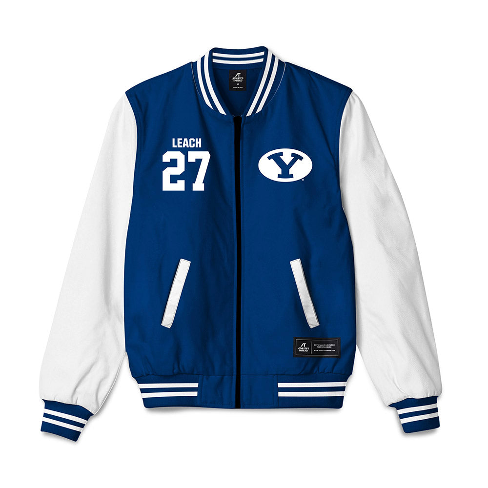 BYU - NCAA Football : Matthias Leach - Bomber Jacket-0