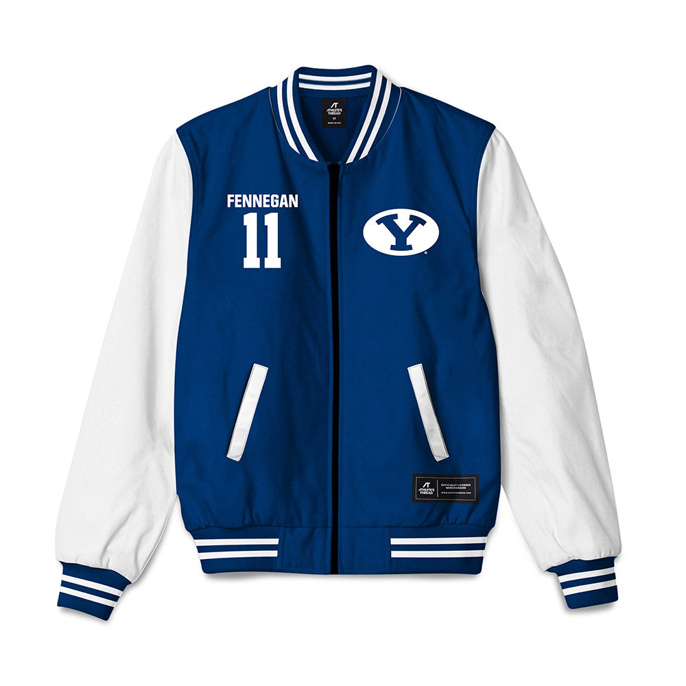 BYU - NCAA Football : Cade Fennegan - Bomber Jacket